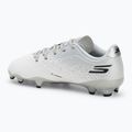 Buty piłkarskie dziecięce SKECHERS Razor 1.5 Td Jr FG white/silver 3