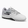 Buty piłkarskie dziecięce SKECHERS Razor 1.5 Youth Jr TF white/silver