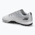 Buty piłkarskie dziecięce SKECHERS Razor 1.5 Youth Jr TF white/silver 3