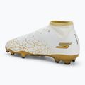 Buty piłkarskie dziecięce SKECHERS Skx 1.5 Youth High Jr FG white/gold 3