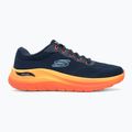 Buty męskie SKECHERS Arch Fit 2.0 navy leather/multi trim 2