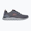 Buty męskie Skechers Track Leshur charcoal/orange 2