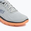 Buty męskie SKECHERS Summits Torre gray/orange 7