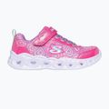 Buty dziecięce SKECHERS Heart Lights Boogie Love hot pink/multi 2