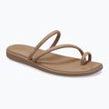 Klapki damskie Crocs Miami Toe Loop Sandal milk chocolate 8