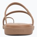 Klapki damskie Crocs Miami Toe Loop Sandal milk chocolate 6