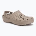 Klapki Crocs Classic Floral Cutout Clog taupe 2