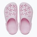 Klapki Crocs Classic Floral Cutout Clog pink milk 2