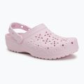 Klapki Crocs Classic Floral Cutout Clog pink milk 2