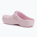 Klapki Crocs Classic Floral Cutout Clog pink milk 4