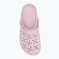 Klapki Crocs Classic Floral Cutout Clog pink milk 6