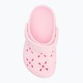 Klapki dziecięce Crocs Classic Floral Cutout Clog Kids Toddler pink milk 6