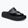 Japonki damskie Crocs Getaway Platform Toe Loop black