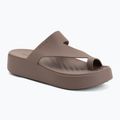 Japonki damskie Crocs Getaway Platform Toe Loop truffle