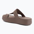 Japonki damskie Crocs Getaway Platform Toe Loop truffle 3