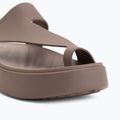 Japonki damskie Crocs Getaway Platform Toe Loop truffle 7