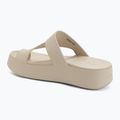 Japonki damskie Crocs Getaway Platform Toe Loop sandstone 3