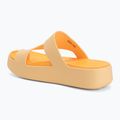 Japonki damskie Crocs Getaway Platform Toe Loop golden hour 3