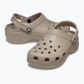 Klapki damskie Crocs Classic Platform Clog taupe 3