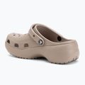 Klapki damskie Crocs Classic Platform Clog taupe 4