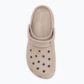 Klapki damskie Crocs Classic Platform Clog taupe 6