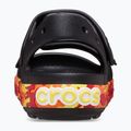 Sandały dziecięce Crocs Crocband Cruiser Flames black 3