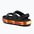 Sandały dziecięce Crocs Crocband Cruiser Flames black 3