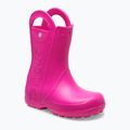 Kalosze dziecięce Crocs Handle It Rain Boot Kids pink crush 8