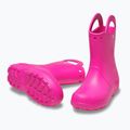 Kalosze dziecięce Crocs Handle It Rain Boot Kids pink crush 10