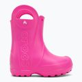 Kalosze dziecięce Crocs Handle It Rain Boot Kids Toddler pink crush 2