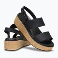 Sandały damskie Crocs Brooklyn Cork Low Wedge black/black 6
