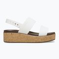 Sandały damskie Crocs Brooklyn Cork Low Wedge chalk 2