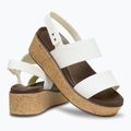 Sandały damskie Crocs Brooklyn Cork Low Wedge chalk 6