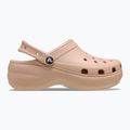 Klapki damskie Crocs Classic Platform Clog pink caramel 2
