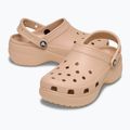 Klapki damskie Crocs Classic Platform Clog pink caramel 3