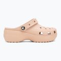 Klapki damskie Crocs Classic Platform Clog pink caramel 3