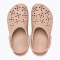 Klapki Crocs Classic Floral Cutout Clog pink caramel 5