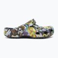 Klapki Crocs Classic Painted Floral black sand 3