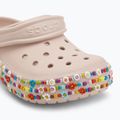 Klapki dziecięce Crocs Classic Beaded Band Clog Kids quartz 8