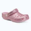 Klapki dziecięce Crocs Classic Chunky Glitter pink milk