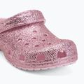 Klapki dziecięce Crocs Classic Chunky Glitter pink milk 8