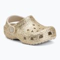 Klapki dziecięce Crocs Classic Chunky Glitter 211940 sandstone 2