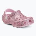Klapki dziecięce Crocs Classic Chunky Glitter 211940 pink milk 2