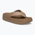 Japonki damskie Crocs Gateway Platform milk chocolate