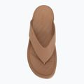 Japonki damskie Crocs Gateway Platform milk chocolate 5