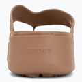 Japonki damskie Crocs Gateway Platform milk chocolate 6