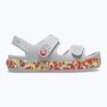 Sandały dziecięce Crocs Crocband Cruiser Glow Confetti Band atmosphere/flame 2