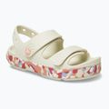 Sandały dziecięce Crocs Crocband Cruiser Glow Confetti Band summit white/guava