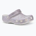 Klapki dziecięce Crocs Classic Fantasy Glitter white