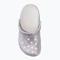 Klapki dziecięce Crocs Classic Fantasy Glitter white 6
